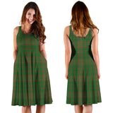 Clan Terry Tartan Sleeveless Midi Womens Dress VS141