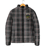 Clan Thompson Grey Crest Tartan Padded Jacket RF937