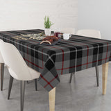 Clan Thompson Grey Tartan Tablecloth Golden Sword of Courageous Legacy BG950