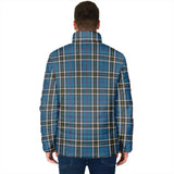 Clan Thomson Dress Blue Crest Tartan Padded Jacket RF939