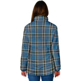 Clan Thomson Dress Blue Crest Tartan Padded Jacket RF939