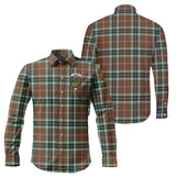 Clan Thomson Hunting Modern Crest Tartan Long Sleeve Shirt PC58