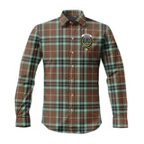 Clan Thomson Hunting Modern Crest Tartan Long Sleeve Shirt PC58