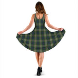 Clan Todd Tartan Sleeveless Midi Womens Dress VS135