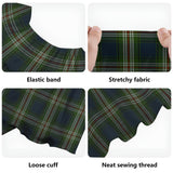 Clan Todd Tartan Off Shoulder Long Dress VL1137