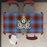 Clan Trotter Tartan Tablecloth Golden Sword of Courageous Legacy BG955