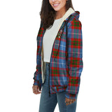 Clan Trotter Crest Tartan Sherpa Hoodie CT51