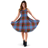 Clan Trotter Tartan Sleeveless Midi Womens Dress VS133