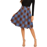 Clan Trotter Tartan Melete Pleated Midi Skirt V129