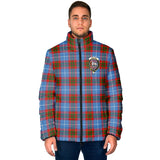 Clan Trotter Crest Tartan Padded Jacket RF942