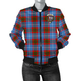 Clan Trotter Crest Tartan Bomber Jacket ZJ942