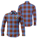 Clan Trotter Crest Tartan Long Sleeve Shirt PC56