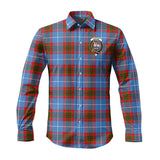 Clan Trotter Crest Tartan Long Sleeve Shirt PC56