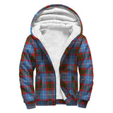 Clan Trotter Crest Tartan Sherpa Hoodie CT51