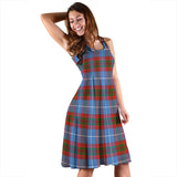 Clan Trotter Tartan Sleeveless Midi Womens Dress VS133