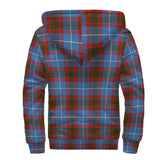 Clan Trotter Crest Tartan Sherpa Hoodie CT51