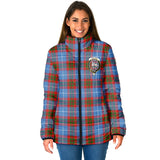 Clan Trotter Crest Tartan Padded Jacket RF942