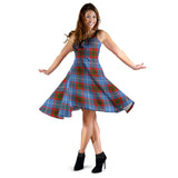 Clan Trotter Tartan Sleeveless Midi Womens Dress VS133