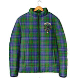 Clan Turnbull Hunting Crest Tartan Padded Jacket RF944