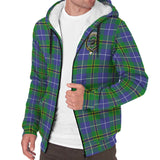 Clan Turnbull Hunting Crest Tartan Sherpa Hoodie CT49