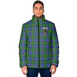 Clan Turnbull Hunting Crest Tartan Padded Jacket RF944