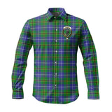 Clan Turnbull Hunting Crest Tartan Long Sleeve Shirt PC54