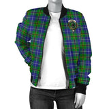 Clan Turnbull Hunting Crest Tartan Bomber Jacket ZJ944