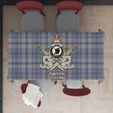 Clan Tweedie Tartan Tablecloth Golden Sword of Courageous Legacy BG958