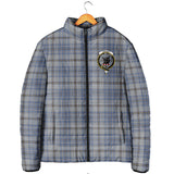 Clan Tweedie Crest Tartan Padded Jacket RF945