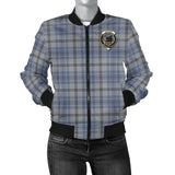 Clan Tweedie Crest Tartan Bomber Jacket ZJ945