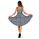 Clan Tweedie Tartan Sleeveless Midi Womens Dress VS130