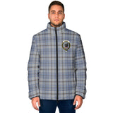 Clan Tweedie Crest Tartan Padded Jacket RF945