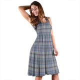 Clan Tweedie Tartan Sleeveless Midi Womens Dress VS130