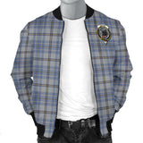 Clan Tweedie Crest Tartan Bomber Jacket ZJ945