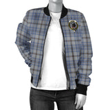 Clan Tweedie Crest Tartan Bomber Jacket ZJ945