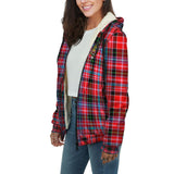 Clan Udny Crest Tartan Sherpa Hoodie CT47