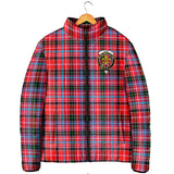 Clan Udny Crest Tartan Padded Jacket RF946