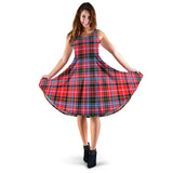 Clan Udny Tartan Sleeveless Midi Womens Dress VS129