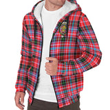 Clan Udny Crest Tartan Sherpa Hoodie CT47