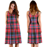 Clan Udny Tartan Sleeveless Midi Womens Dress VS129