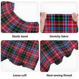 Clan Udny Tartan Off Shoulder Long Dress VL1144