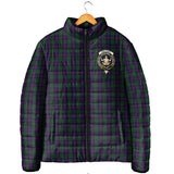 Clan Urquhart Crest Tartan Padded Jacket RF949