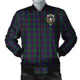 Clan Urquhart Crest Tartan Bomber Jacket ZJ949