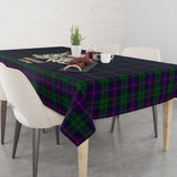 Clan Urquhart Tartan Tablecloth Golden Sword of Courageous Legacy BG962