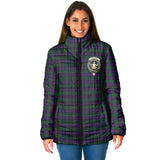 Clan Urquhart Crest Tartan Padded Jacket RF949