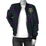 Clan Urquhart Crest Tartan Bomber Jacket ZJ949