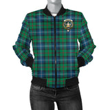 Clan Urquhart Ancient Crest Tartan Bomber Jacket ZJ947