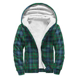 Clan Urquhart Ancient Crest Tartan Sherpa Hoodie CT46