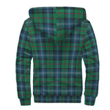 Clan Urquhart Ancient Crest Tartan Sherpa Hoodie CT46