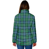 Clan Urquhart Ancient Crest Tartan Padded Jacket RF947